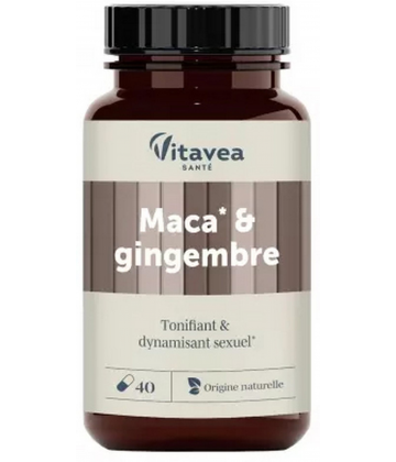 Vitavea Maca & Gingembre Tonifiant & Dynamisant Sexuel Gélules x 40