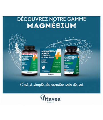Vitavea Magnésium Vitamines B6 B12 Gummies x 45