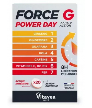 Vitavea Force G Power Day Comprimés x 20