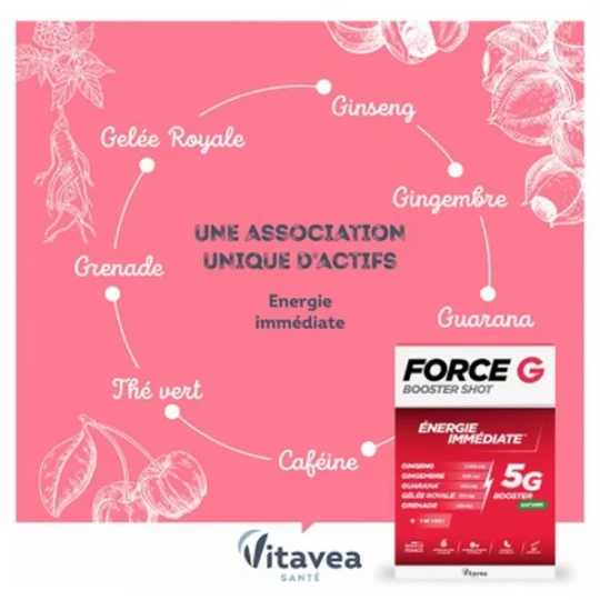 Vitavea Force G Booster Shot Énergie Immédiate Ampoules - image 6