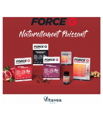 Vitavea Force G Booster Shot Énergie Immédiate Ampoules