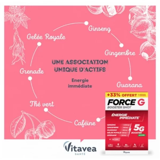 Vitavea Force G Booster Shot Énergie Immédiate Ampoules - image 10