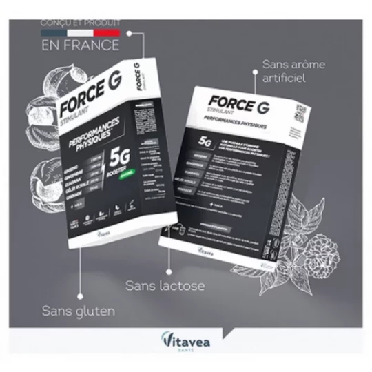 Vitavea Force G Stimulant Performances Physiques Ampoules - image 4