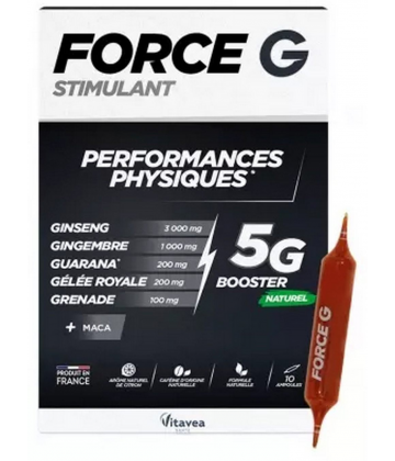 Vitavea Force G Stimulant Performances Physiques Ampoules