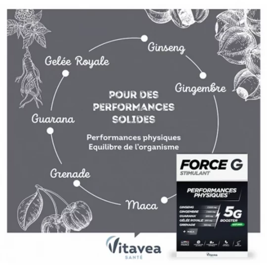Vitavea Force G Stimulant Performances Physiques Ampoules - image 6