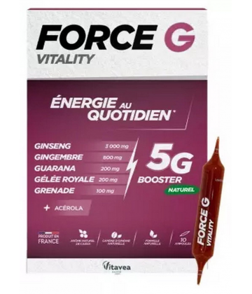 Vitavea Force G Vitality Énergie au Quotidien Ampoules