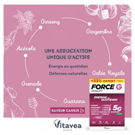 Vitavea Force G Vitality Énergie au Quotidien Ampoules - image 10