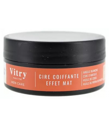 Vitry Men Care Cire Coiffante Effet Mat 80 g