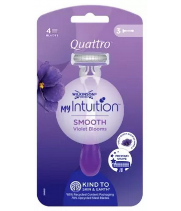 Wilkinson Quattro My Intuition Rasoirs x 3