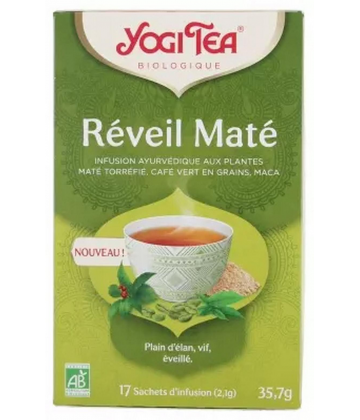 Yogi Tea Réveil Maté Bio Sachets x 17