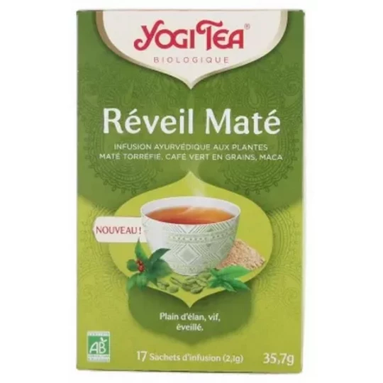 Yogi Tea Réveil Maté Bio Sachets x 17