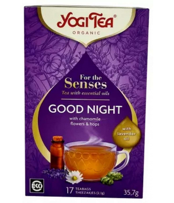 Yogi Tea Pour les Sens Doux Reves Bio Sachets x 17