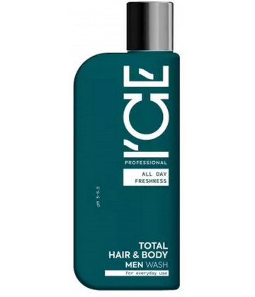 ICE Professional Men Shampoing Douche Quotidien 2 en 1 250 ml