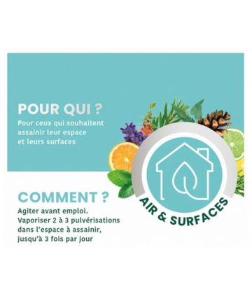 Santarome Spray Assainissant aux 20 Huiles Essentielles Bio