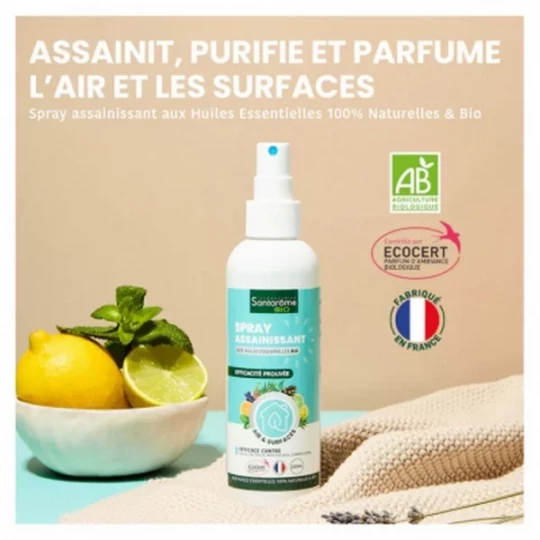Santarome Spray Assainissant aux 20 Huiles Essentielles Bio - image 6