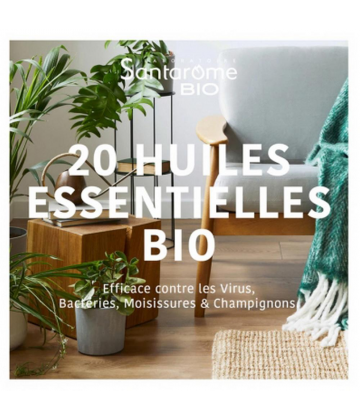 Santarome Spray Assainissant aux 20 Huiles Essentielles Bio