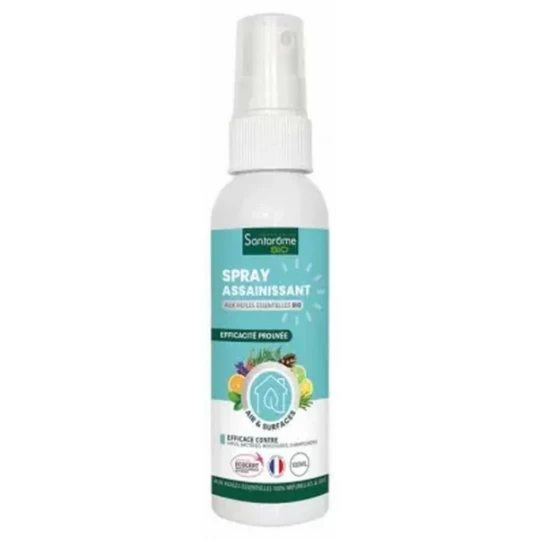 Santarome Spray Assainissant aux 20 Huiles Essentielles Bio