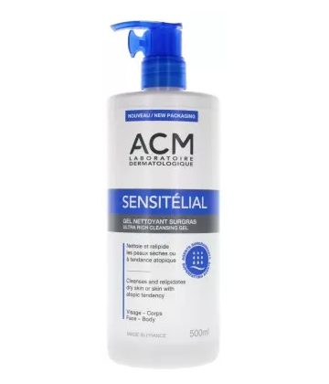ACM Sensitélial Gel Nettoyant Surgras