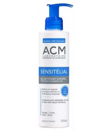 ACM Sensitélial Gel Nettoyant Surgras