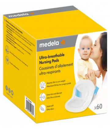 Medela Coussinets d'Allaitement Ultra-Respirants