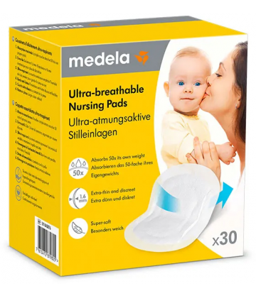 Medela Coussinets d'Allaitement Ultra-Respirants
