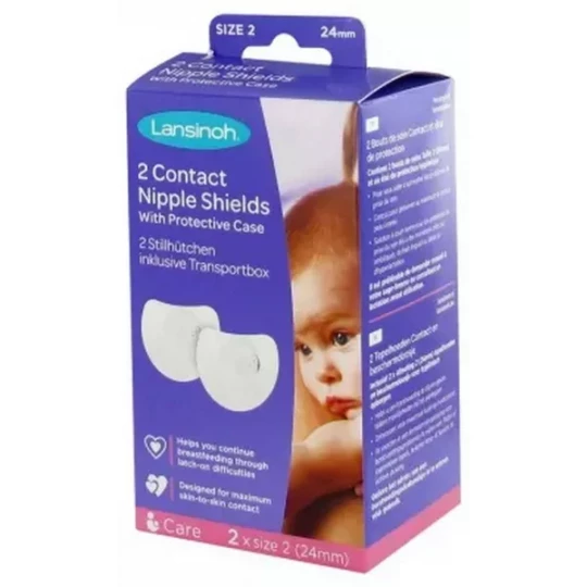 Lansinoh Bouts de Sein Contact x 2 et Étui de Protection