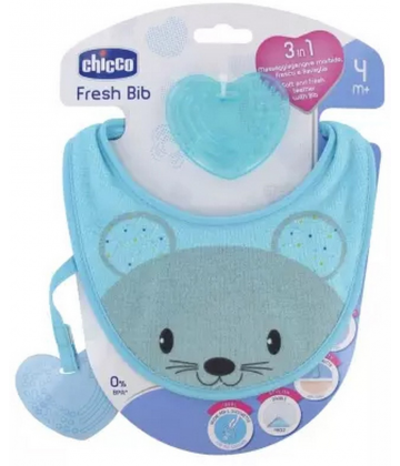 Chicco Fresh Bib Bavoir 3en1 4 Mois et +