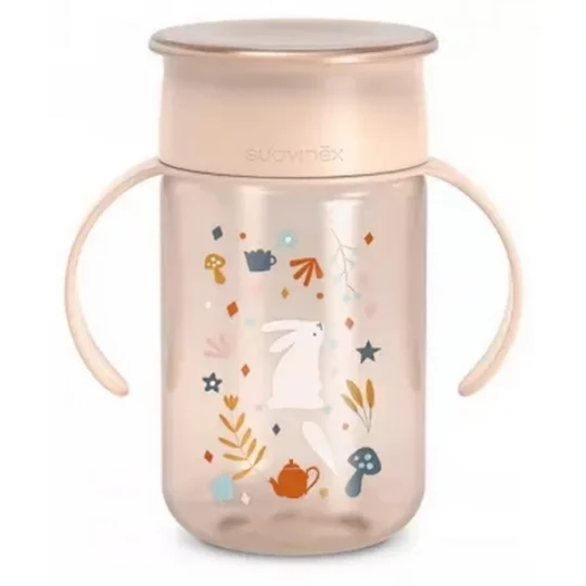 Suavinex Wonderland Tasse d'Apprentissage 340 ml 12 Mois et + - Couleur : Rose - image 2