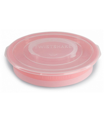 Twistshake Assiette Classique & Couvercle 6 Mois et +