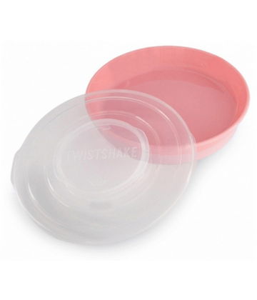 Twistshake Assiette Classique & Couvercle 6 Mois et +