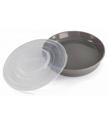 Twistshake Assiette Classique & Couvercle 6 Mois et +