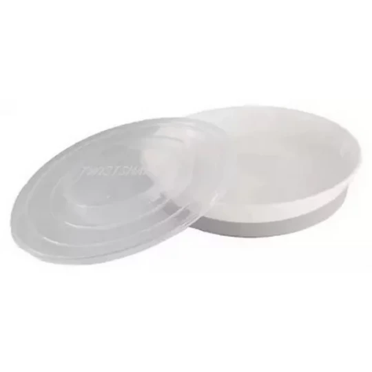Twistshake Assiette Classique & Couvercle 6 Mois et +
