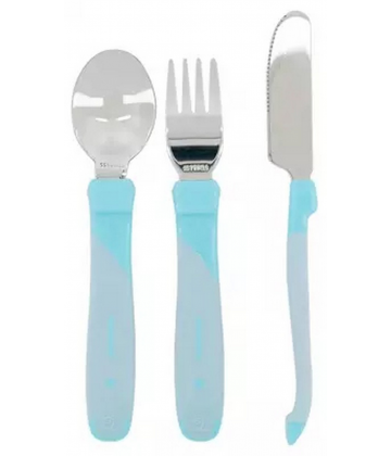 Twistshake Couverts d'Apprentissage en Acier Inoxydable 12 Mois et +