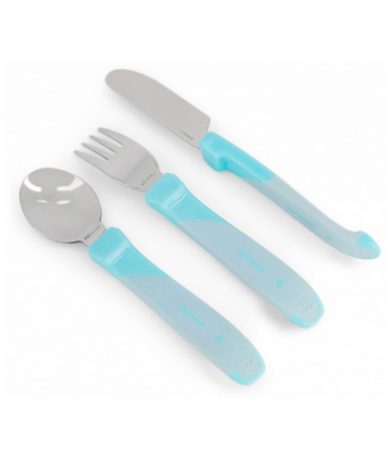 Twistshake Couverts d'Apprentissage en Acier Inoxydable 12 Mois et +