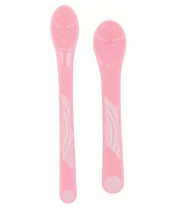Twistshake Cuillere d'Alimentation Droite 4 Mois et + x 2
