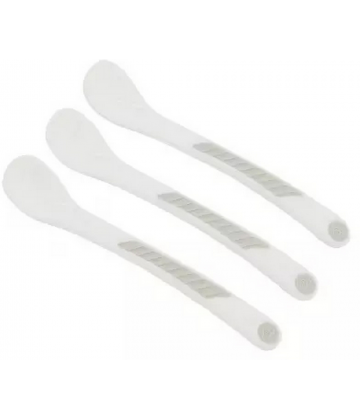 Twistshake Cuillere d'Alimentation Incurvée 4 Mois et + x 3