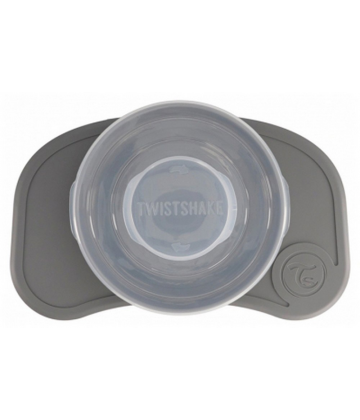 Twistshake Mini Plateau Click Mat + Assiette & Couvercle 6 Mois et +