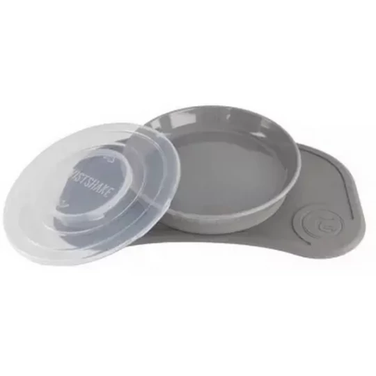 Twistshake Mini Plateau Click Mat + Assiette & Couvercle 6 Mois et +