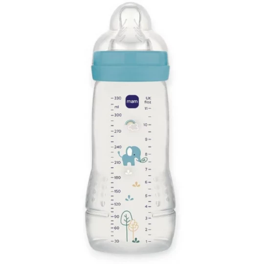MAM Easy Active Biberon 2eme Âge 330 ml 6 Mois et + Débit Tres Rapide - image 2