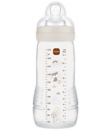 MAM Easy Active Biberon 2eme Âge 330 ml 6 Mois et + Débit Tres Rapide