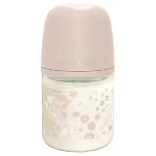 Suavinex Wonderland Biberon Verre Tétine Symétrique Débit Lent 120 ml 0 Mois et +