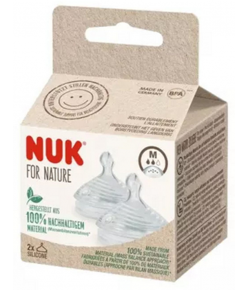 NUK Nature Sense Tétines Silicone x 2