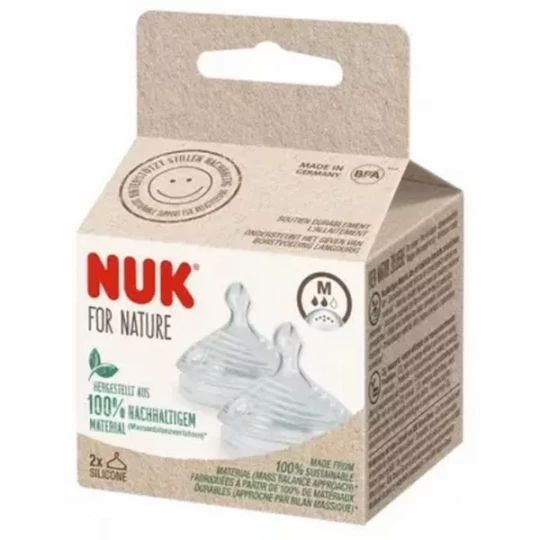 NUK Nature Sense Tétines Silicone x 2