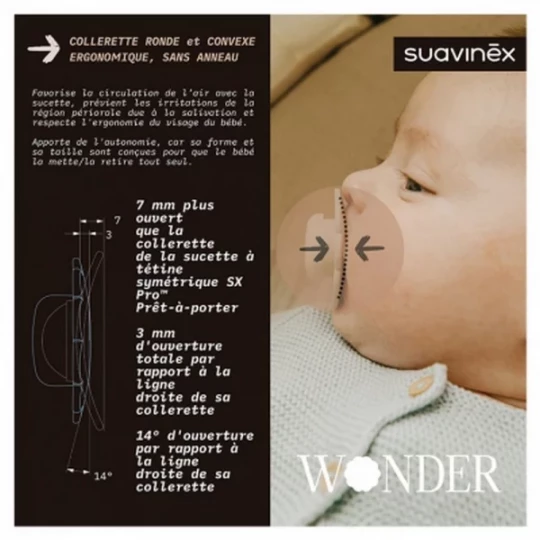 Suavinex Wonder Sucette avec Tétine Symétrique SX Pro 6 à 18 Mois - image 6