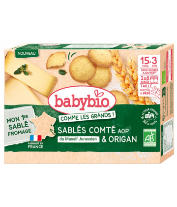 Babybio Sablés de 15 Mois à 3 Ans Bio x 16
