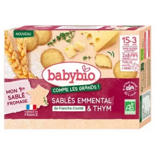 Babybio Sablés de 15 Mois à 3 Ans Bio x 16 - image 2