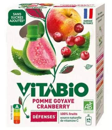 Vitabio Bio Gourdes 4 x 100 g