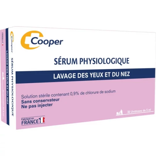 Cooper Sérum Physiologique Unidoses de 5 ml - image 2