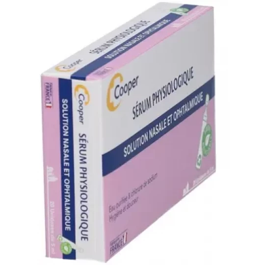 Cooper Sérum Physiologique Unidoses de 5 ml - image 7