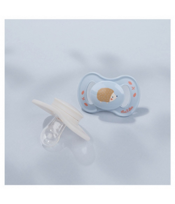 Luc et Léa Nature 2 Sucettes Anatomiques Téterelle Extra-Fine 0-6 Mois